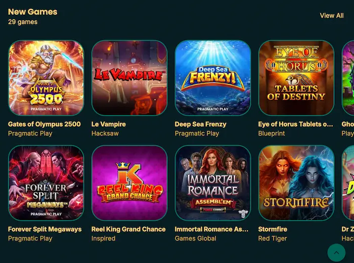 LuckyMate Casino UK games